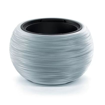 КУПА FURU СВЕТЛО СИВА ПЛАСТМАСОВА САКСИЯ 38X23 СМ