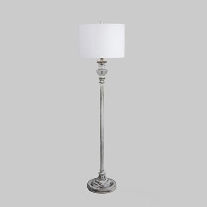 Лампион от полирезин бяла 40x154см