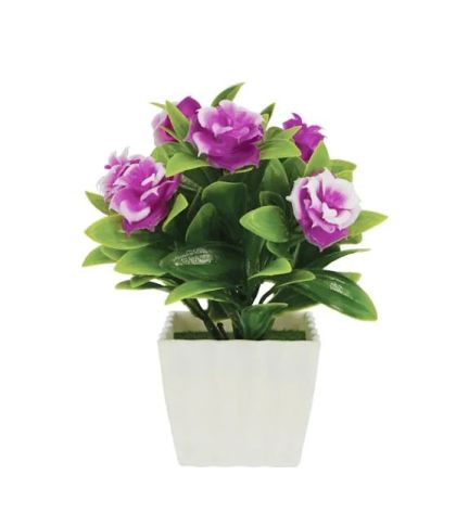 Лилаво цветя в саксия 7x16см 1/192kib