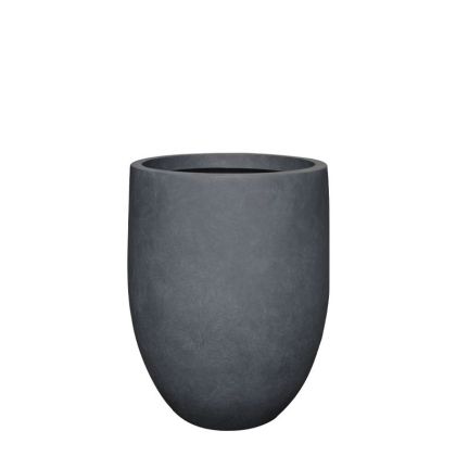 Малка цилиндрична лека циментово-карбонова саксия - Φ43x55см