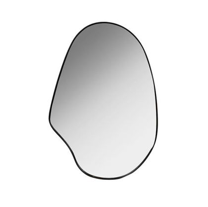 Огледало нерегулярно металик черно 56x2.5x99см