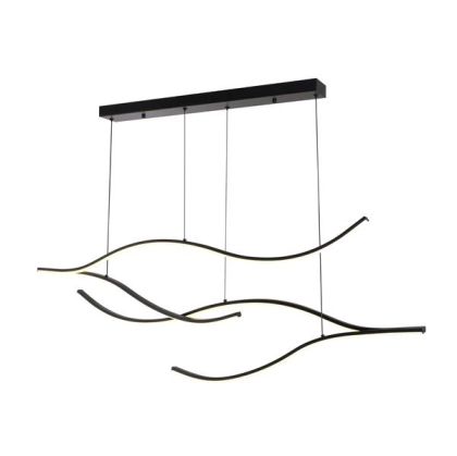 Полилей от алуминий 30w 2260lm 3000k 30x1200x1450mm черни Arte Illumina Waves