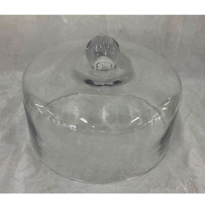 ПРОЗРАЧЕН СТЪКЛЕН КАПАК ЗА СЕРВИРАНЕ 22X16 СМ