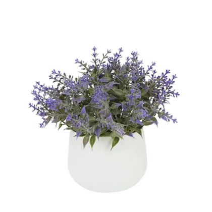 Саксия с лилаво лавандулово растение Φ10x15см 1/48кутия