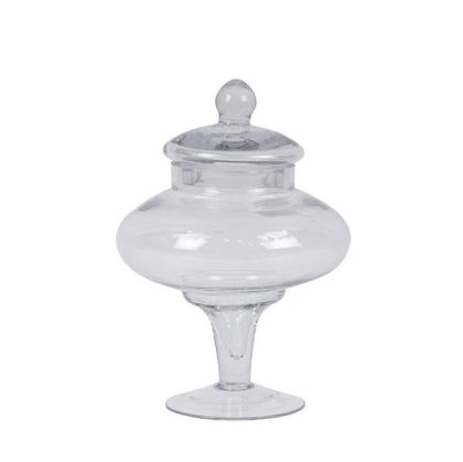 Сладък буркан прозрачен 19.5x19.5x23см