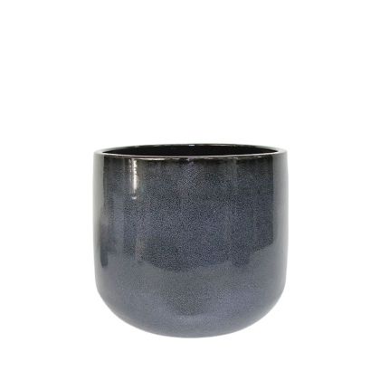 Средна кръгла саксия от глинени въглища - Φ28.5x24.5 см