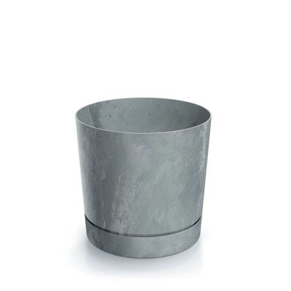 ТУБО П БЕТОННА ПЛАСТМАСОВА САКСИЯ С ЕФЕКТ НА БЕТОН 18X18X17,5 СМ