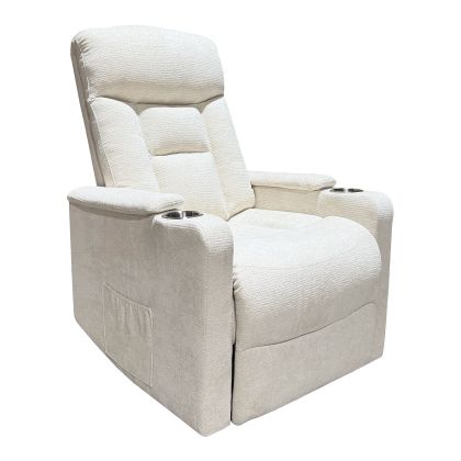 Фотьойл Nancy Lift-relax, бежов плат (електрическо накланяне)