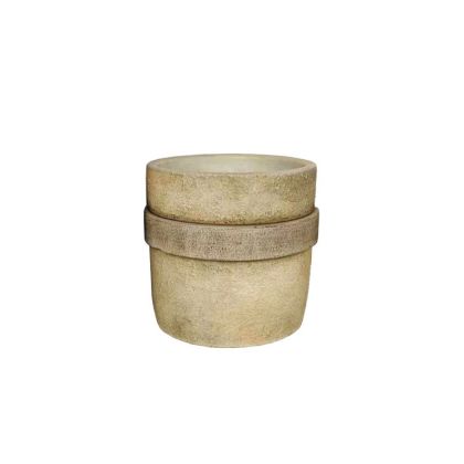 Циментов цветен бежов стар бъч - Φ14x14см 12/12кутия