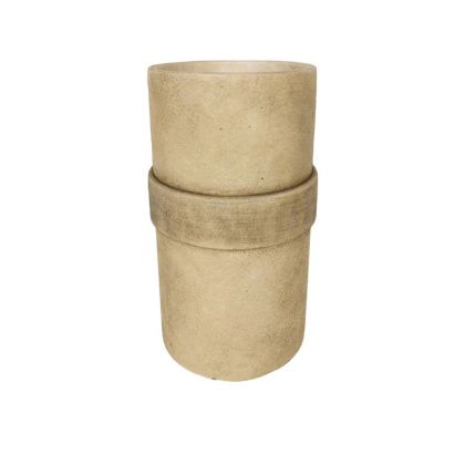 Циментов цветен бъч, бежов - Φ13x25cm 6/6 кутии