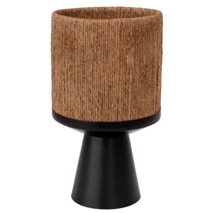 ЧЕРНА МЕТАЛНА САКСИЯ 24X40 СМ