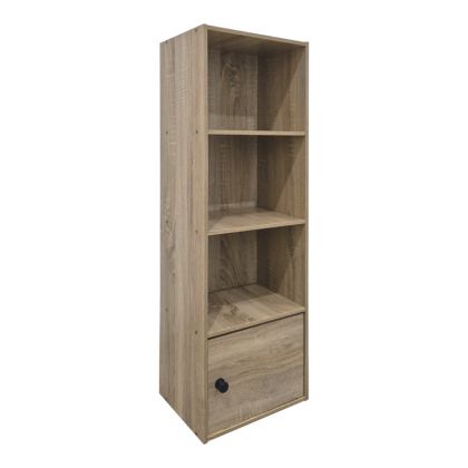 Библиотека Lenobia с колона и шкаф Sonoma 30.5x24x95см
