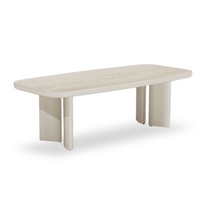 ALUMINUM TABLE CARDEMO SM6498.02 BEIGE-SINTERED STONE TOP 240X110X74CM.