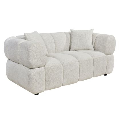 Two-seat sofa Norika HM3332.02 ecru fabric 172X91X72ВСМ.