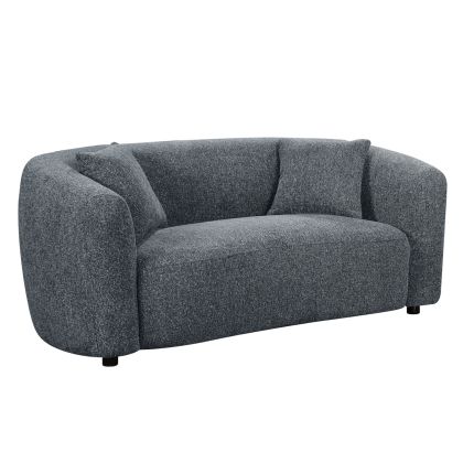 Two-seater sofa Nord HM3322.01 gray fabric 170X91X75 cm.