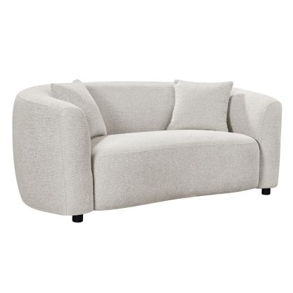 Two-seater sofa Nord HM3322.02 light beige fabric 170X91X75 cm.