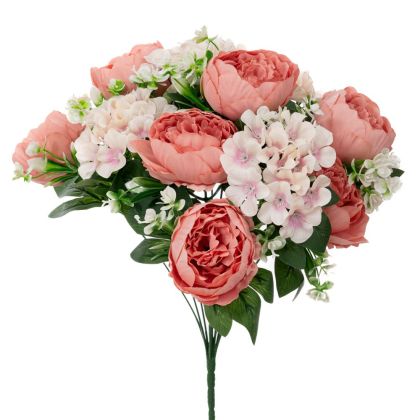 Decorative flowers salmon color