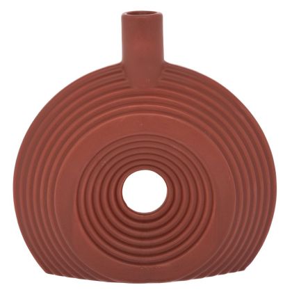 Ceramic vase burgundy 28X7X26 cm
