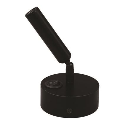 Moving LED light 3W 195LM 3000K black Plus Arte Illumina Plus