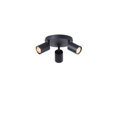 Метален точка 3LIGHT 3XGU10 Max 7W Ø180X135MM черен Arte Illumina Olymp