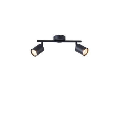 Метален точков прожектор 2XGU10 Max 7W 300X130 мм черен Arte Illumina Olymp