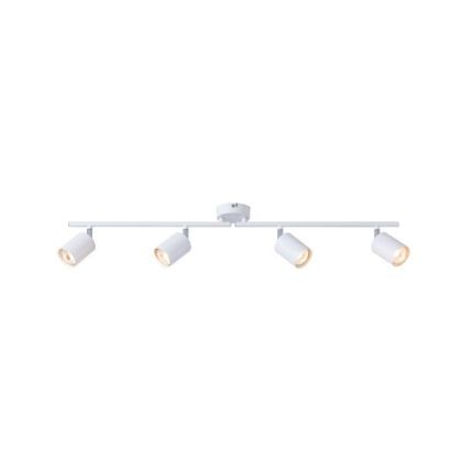 Метален точков прожектор 4LIGHT 4XGU10 Max 7W 790X165MM бял Arte Illumina Olymp