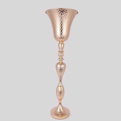 Metal vase gold 21X72CM