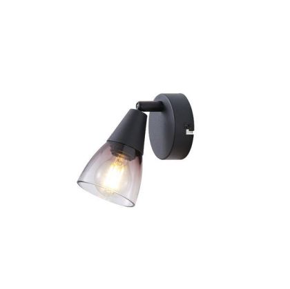 Metal glass lamp 1XE14 Max 8W 80X165 mm transparent Arte Illumina Classy