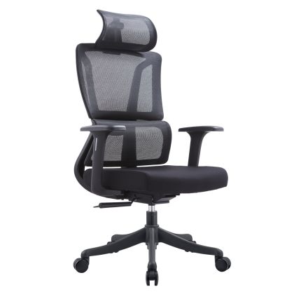 Office chair Novus HM1214.01 black mesh fabric - black base 72X67X125ВСМ.