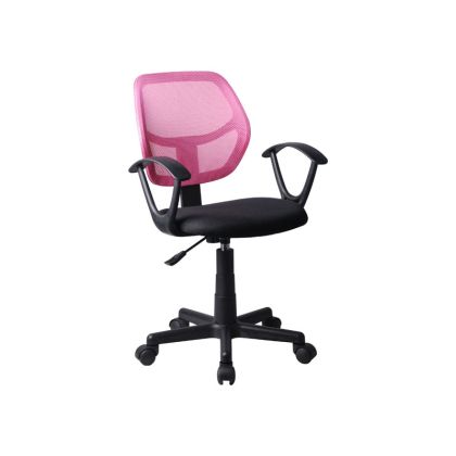 Office chair with armrests 5156P black/pink 51X52X80/92CM