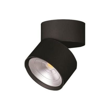 Плафон подвижен цилиндричен Led 15W 900LM 4000K черен Plus Arte Illumina Rotondo
