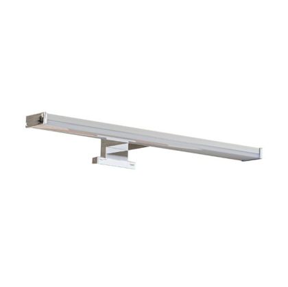 Bathroom chandelier aluminum-plastic Led 8W 640LM 3000K 400X106X42 IP44 silver Arte Illumina Nero
