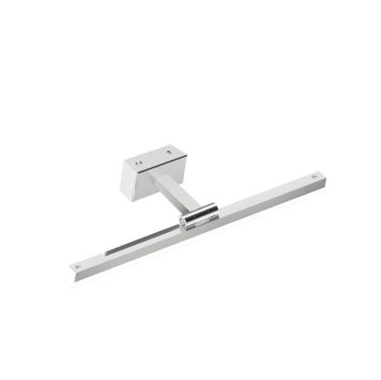 Bathroom chandelier metal-aluminum-acrylic Led 14W 1260LM 3CCT (3000-4000-6000K) 400X60MM (base 80X40MM) IP44 silver Arte Illumina Feos