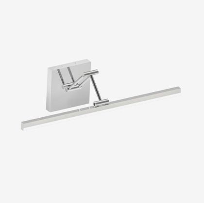Bathroom chandelier metal-aluminum-plastic Led 14W 1260LM 3CCT (3000-4000-6000K) 600X150MM IP44 silver Arte Illumina Bain