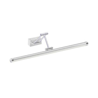 Bathroom chandelier metal-aluminum-plastic Led 14W 1260LM 3CCT (3000-4000-6000K) 600X55MM (base 80X40MM) IP44 silver Arte Illumina Lano