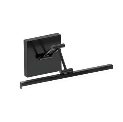 Bathroom chandelier metal-aluminum-plastic Led 14W 1260LM 3CCT(3000-4000-6000K) 400X150MM IP44 black Arte Illumina Bain