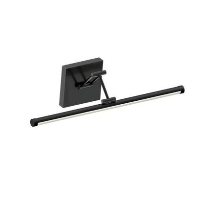 Bathroom chandelier metal-aluminum-plastic Led 14W 1260LM 3CCT(3000-4000-6000K) 600X150MM IP44 black Arte Illumina Lano