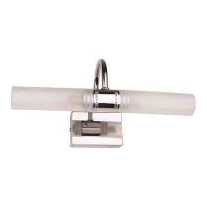 Bathroom chandelier with metal-glass console 2XG9 Max 7W 280X135X140MM IP44 satin Arte Illumina Oceano