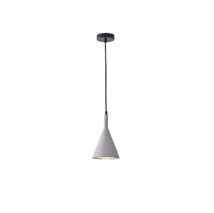 Concrete chandelier, single, 1XΕ27 Max 15W Ø150X1750MM gray, Arte Illumina Yeso