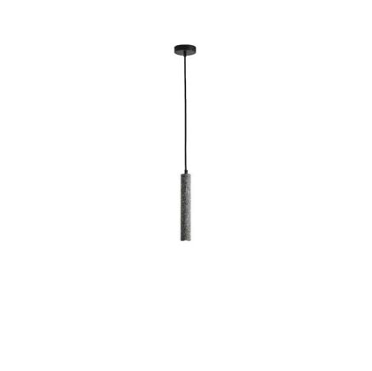 Concrete chandelier, single lamp, Led, 3W, 280LM, 3000K, Ø45X1800MM, gray, Arte Illumina Salpico