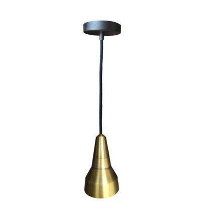 Chandelier with lamp, metal, pear, 12X7.8 cm, antique bronze, ε27 Arte Illumina Sifnos