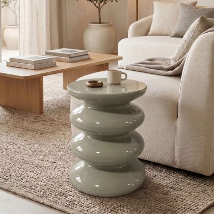 Side table Venezia Jonne glossy MGO D40x46cm