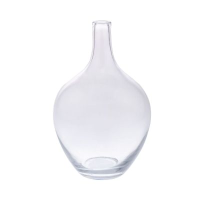 Transparent glass vase D14X20 cm