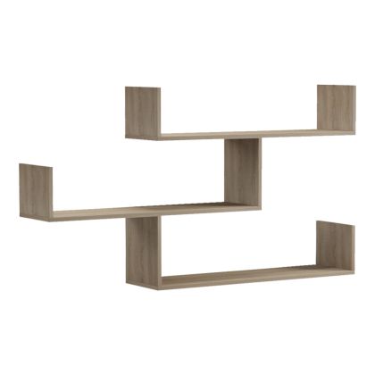Wall shelf Tibet sonoma 120x22x67cm