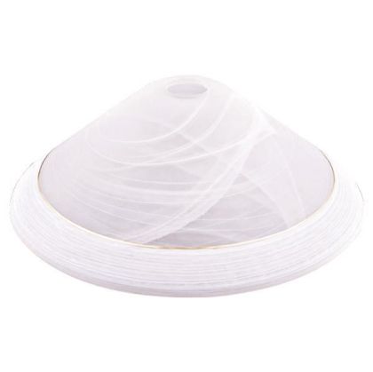 Glass chandelier ø450 mm spare part white Arte Illumina Sophie