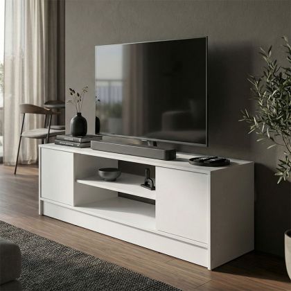 TV cabinet Sasa white 120x35x41.5cm