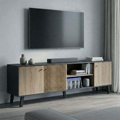 TV cabinet Tuscany sonoma-anthracite 180x41x51cm