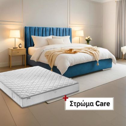 2 части легло Palermo тюркоазен цвят + матрак Care 160X200