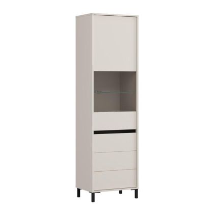 Showcase Marron 1K VS1 193 cashmere-black matte 55X40X193CM