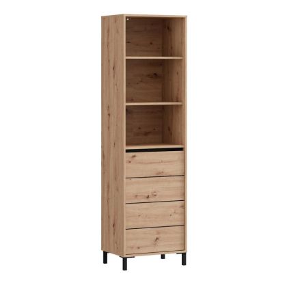 Showcase Marron 1K1V Pop 193 Artisan-matt Black 55X40X193СМ